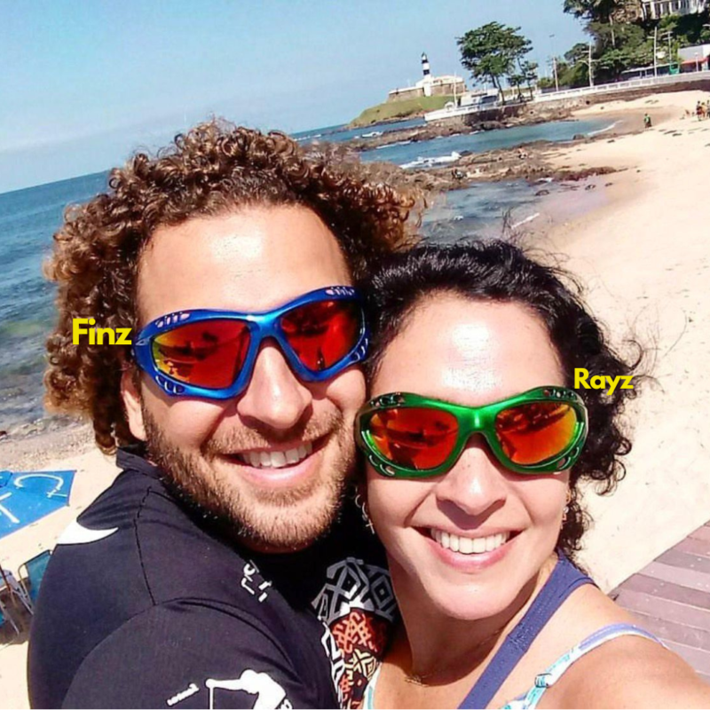 Glogglz® Rayz Polarised Sports Sunglasses – Black | UV400 Protection, Anti-Fog & Secure Fit