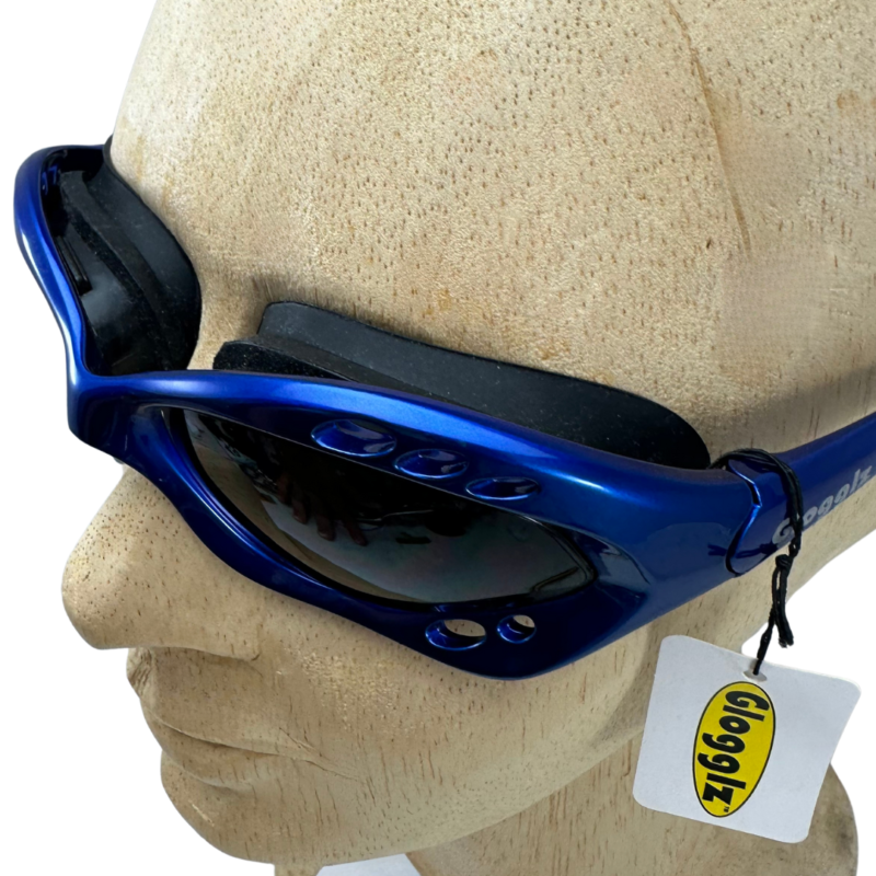 Glogglz® Cudaz Swim Goggles – Blue | UV400 Protection, Anti-Fog & Adjustable Strap
