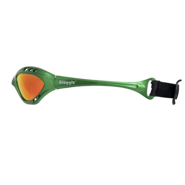 Glogglz® Rayz Polarised Sports Sunglasses – Green | UV400 Protection, Anti-Fog & Secure Fit - Image 4