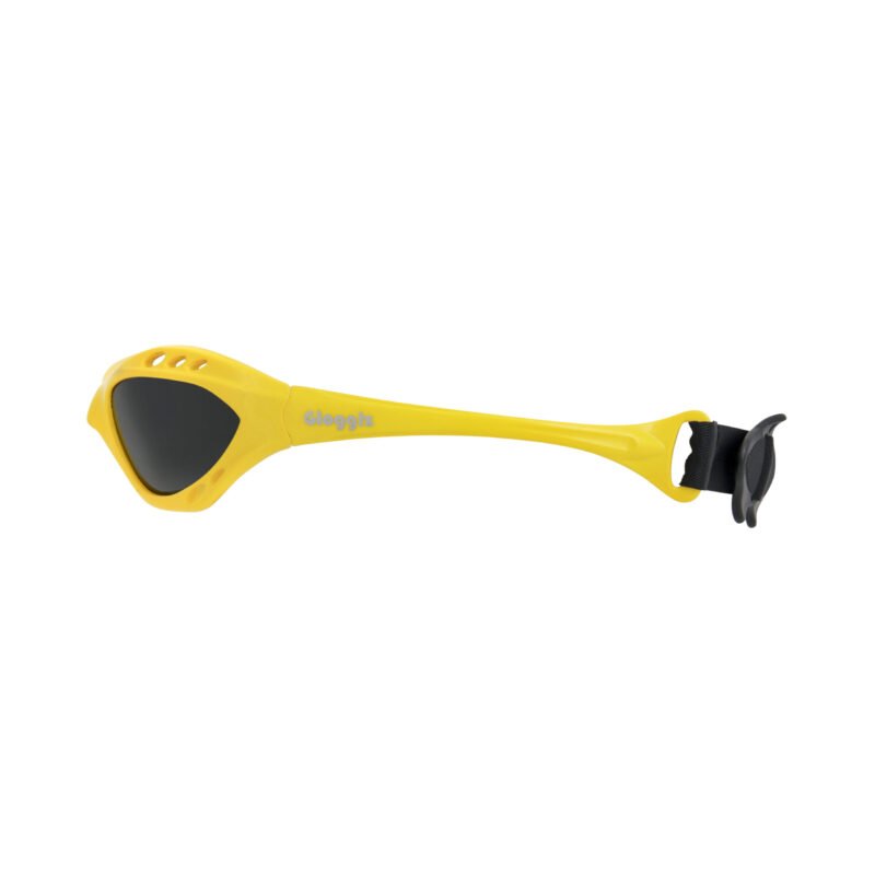 Glogglz® Rayz Polarised Sports Sunglasses – Yellow | UV400 Protection, Anti-Fog & Secure Fit