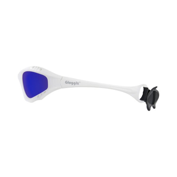 Glogglz® Finz Polarised Sports Sunglasses – White | UV400 Protection, Anti-Fog & Secure Fit - Image 4