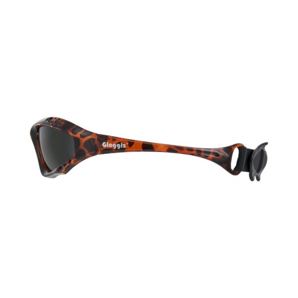 Glogglz® Finz Polarised Sports Sunglasses – Brown / Leopard | UV400 Protection, Anti-Fog & Secure Fit - Image 5